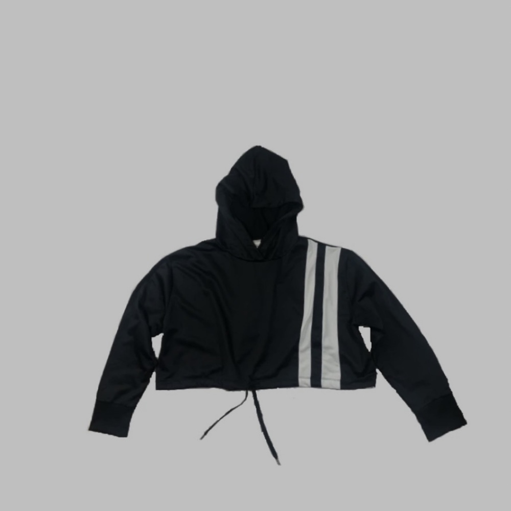 Cropped Pullover Hoodie